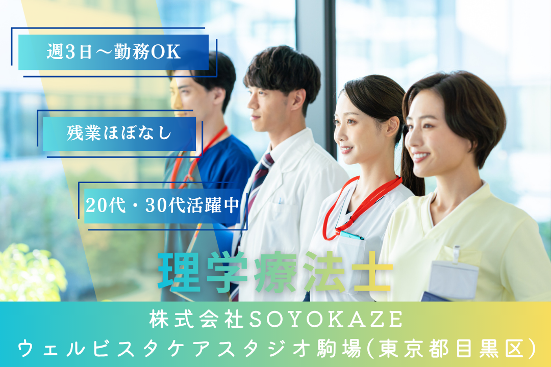 土日基本休みが嬉しい特化型デイサービスの非常勤理学療法士　R15290-kk-pt-np-nor